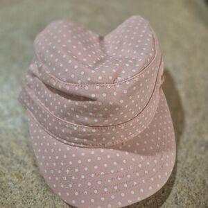 Chic Pink Polka Dot Women's Cap